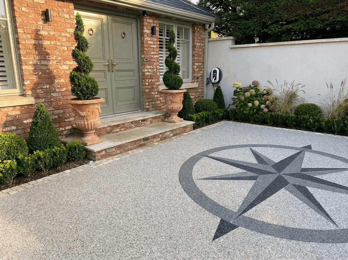 Custom Resin Paving Design